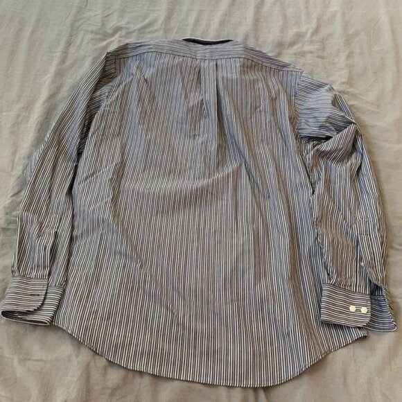 Chaps Stripe Button Up Dress Shirt - Picture 8 of 9